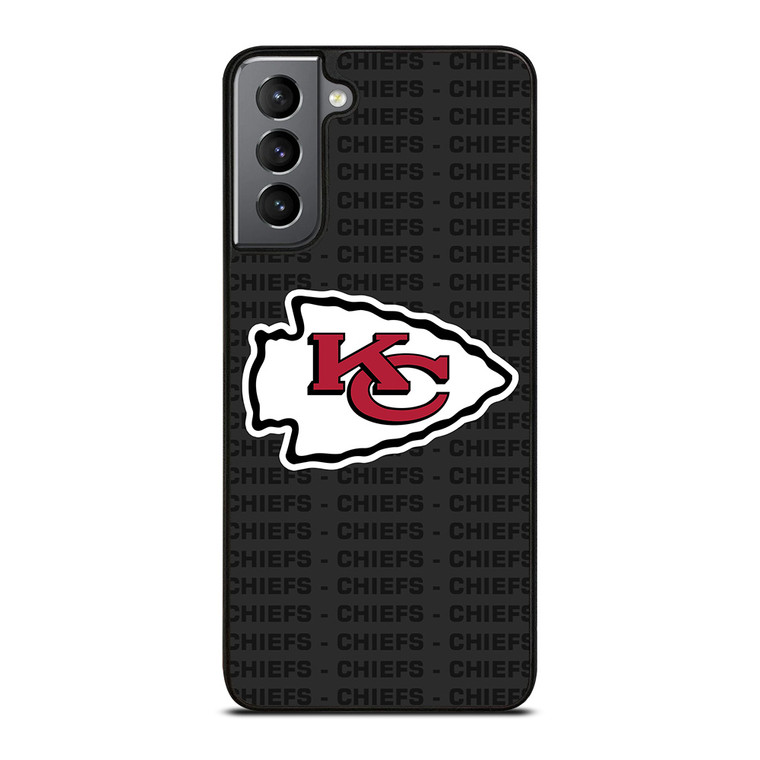 KANSAS CITY CHIEFS FOOTBALL TEXT Samsung Galaxy S21 Plus Case Cover