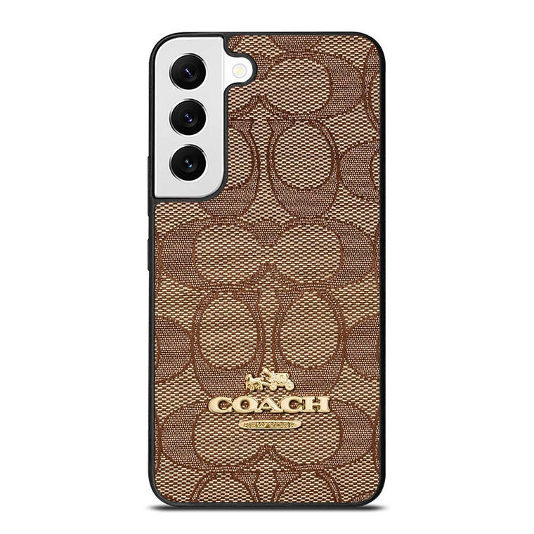 COACH NEW YORK PATTERN Samsung Galaxy S22 Case Cover