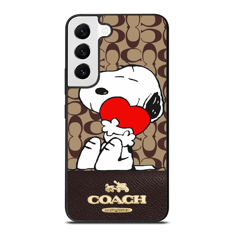 COACH NEW YORK SNOOPY Samsung Galaxy S22 Case Cover