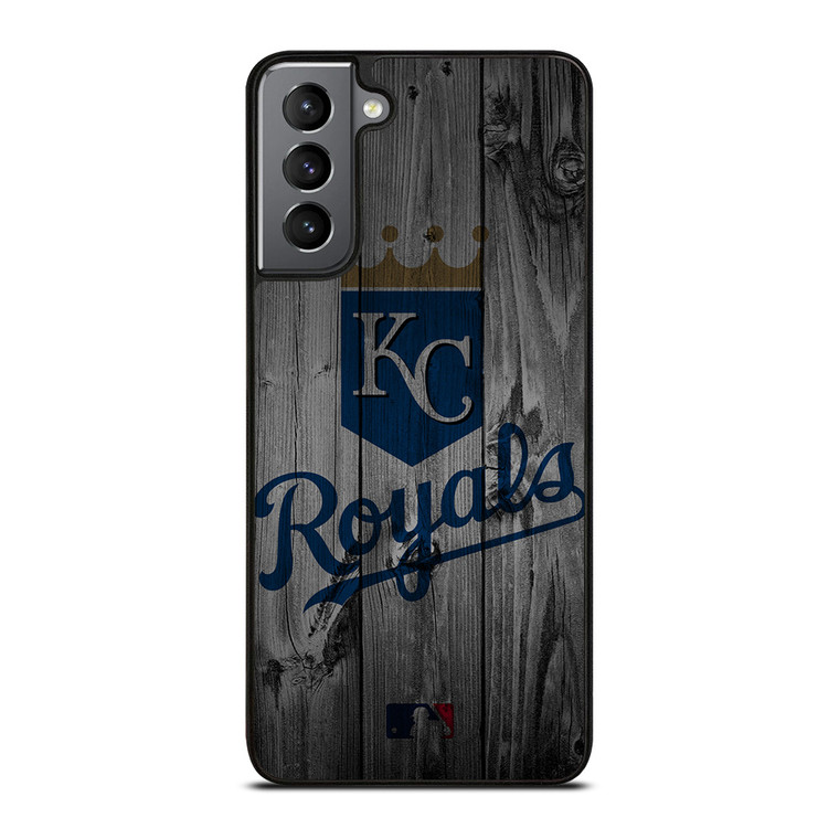 KANSAS CITY ROYALS BASEBALL MLB WOOD LOGO Samsung Galaxy S21 Plus Case Cover
