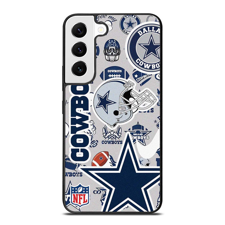 DALLAS COWBOYS NFL STICKER BOMB Samsung Galaxy S22 Case Cover