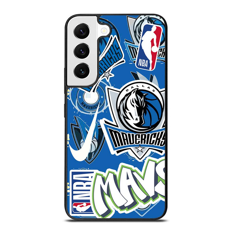 DALLAS MAVERICKS NBA STICKER BOMB Samsung Galaxy S22 Case Cover DALLAS MAVERICKS NBA STICKER BOMB Samsung Galaxy S22 Case Cover