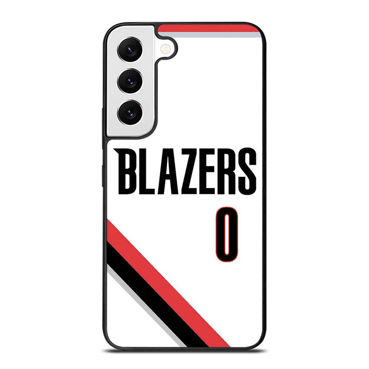 DAMIAN LILLARD PORTLAND TRAIL BLAZERS WHITE Samsung Galaxy S22 Case Cover