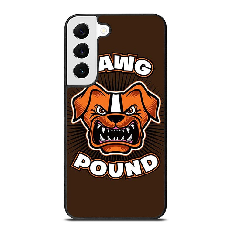 DAWG POUND CLEVELAND BROWNS Samsung Galaxy S22 Case Cover