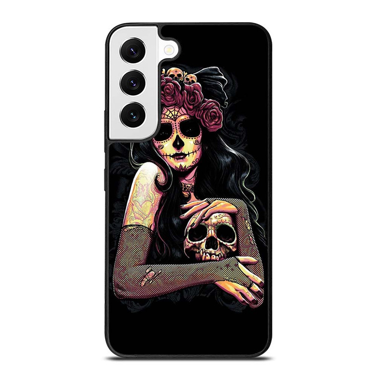 DAY OF THE DEAD ART Samsung Galaxy S22 Case Cover