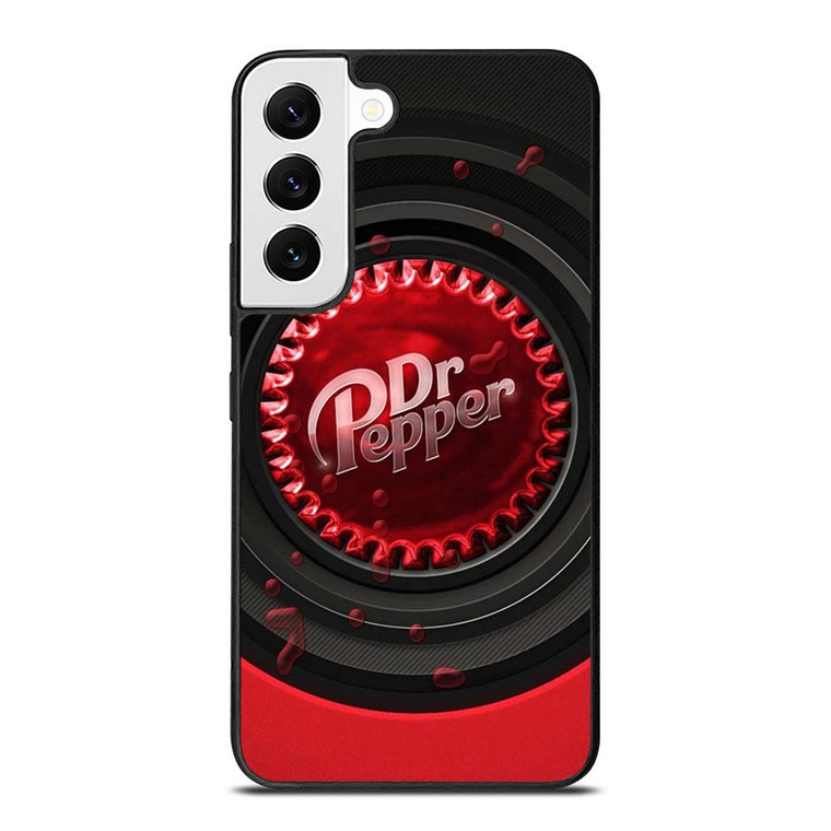DR PEPPER SODA RED BLACK Samsung Galaxy S22 Case Cover DR PEPPER SODA RED BLACK Samsung Galaxy S22 Case Cover