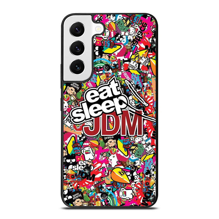 EAT SLEEP JDM STICKERS Samsung Galaxy S22 Case Cover