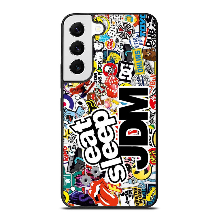 EAT SLEEP JDM Samsung Galaxy S22 Case Cover