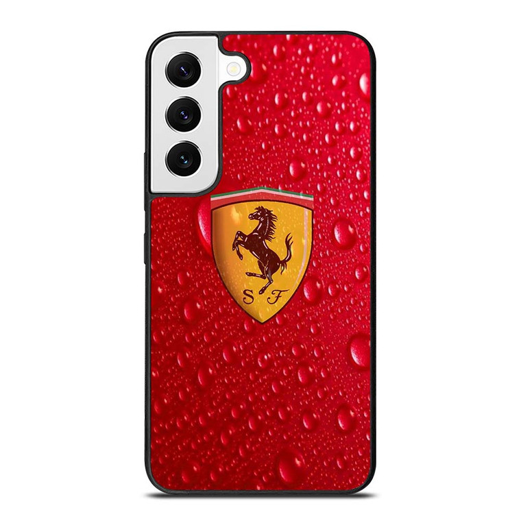 FERRARI DROP WATER RED Samsung Galaxy S22 Case Cover