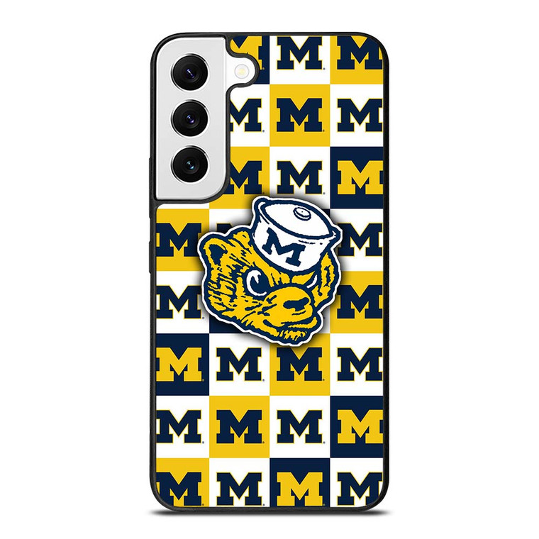 FOOTBALL MASCOT MICHIGAN WOLVERINES Samsung Galaxy S22 Case Cover