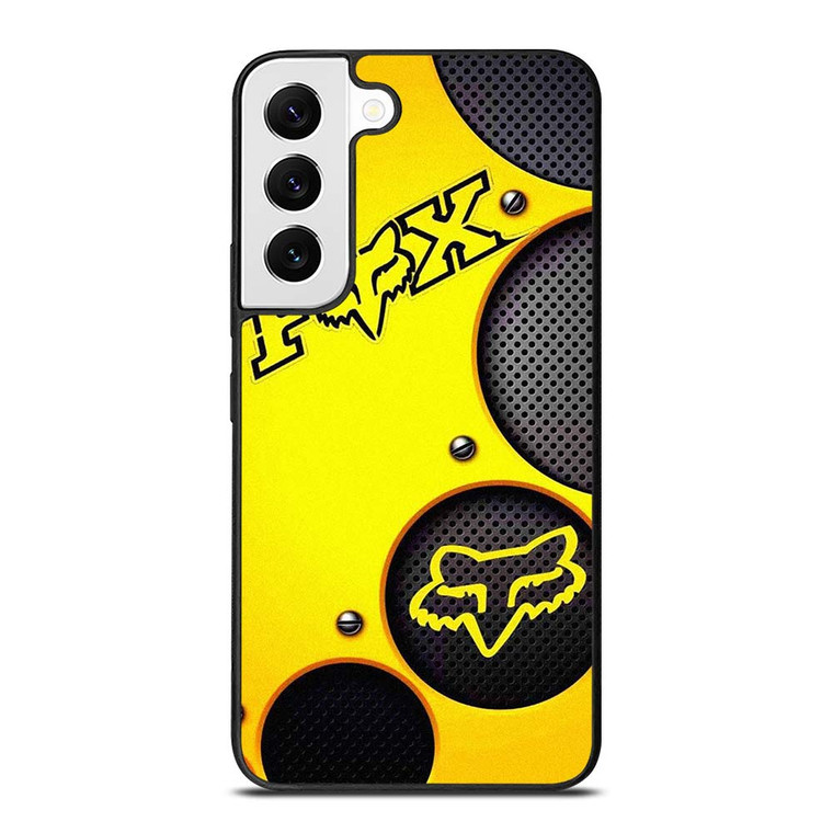 FOX RACING YELLOW METAL Samsung Galaxy S22 Case Cover