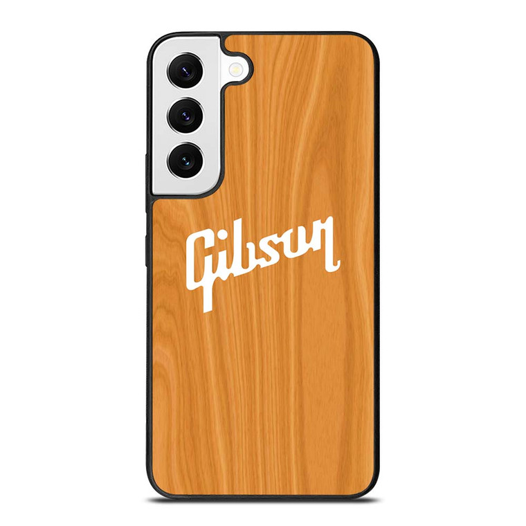 GIBSON GUITAR WOODEN LOGO 2 Samsung Galaxy S22 Case Cover