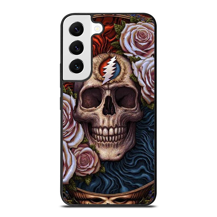 GRATEFUL DEAD SKULL AND ROSE LOGO Samsung Galaxy S22 Case Cover