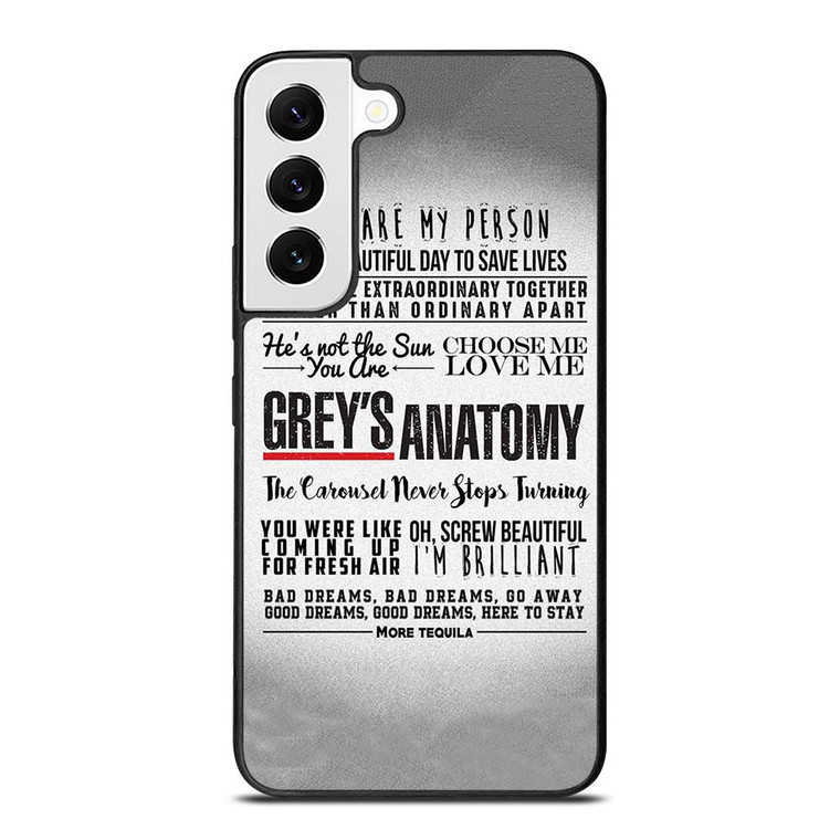 GREY'S ANATOMY QUOTES Samsung Galaxy S22 Case Cover
