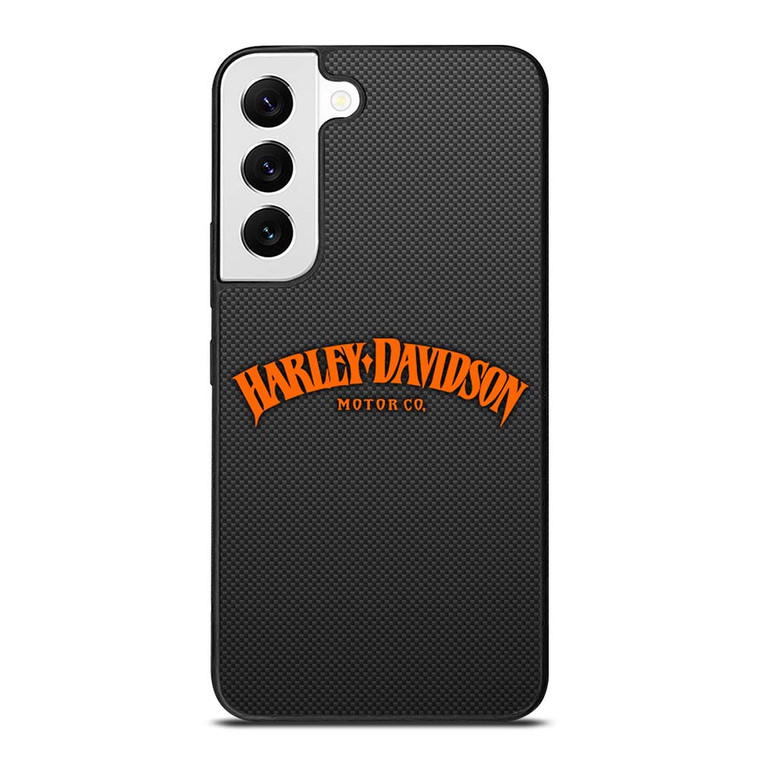HARLEY DAVIDSON MOTOR CO CARBON Samsung Galaxy S22 Case Cover