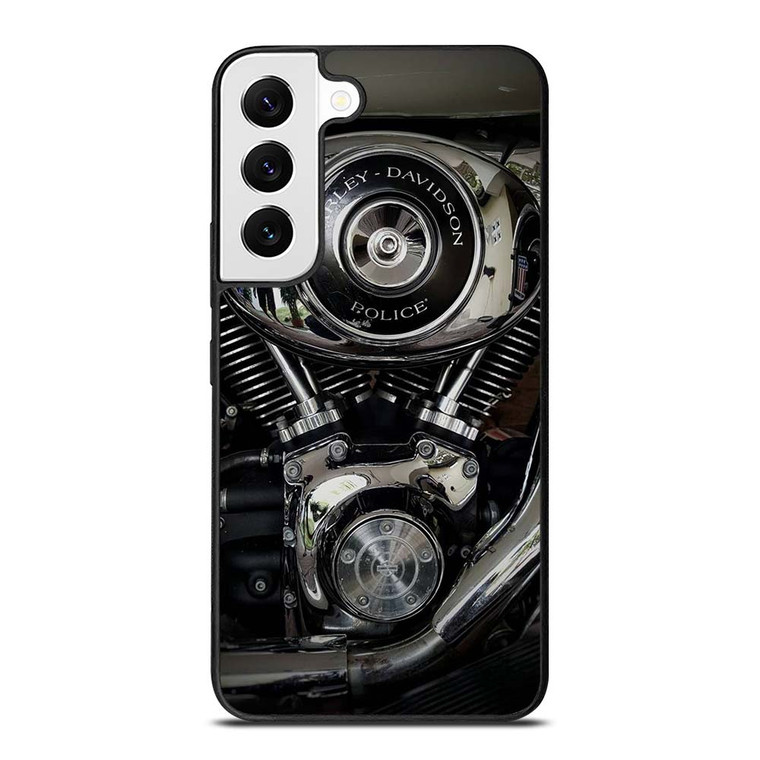 HARLEY DAVIDSON POLICE ENGINE Samsung Galaxy S22 Case Cover