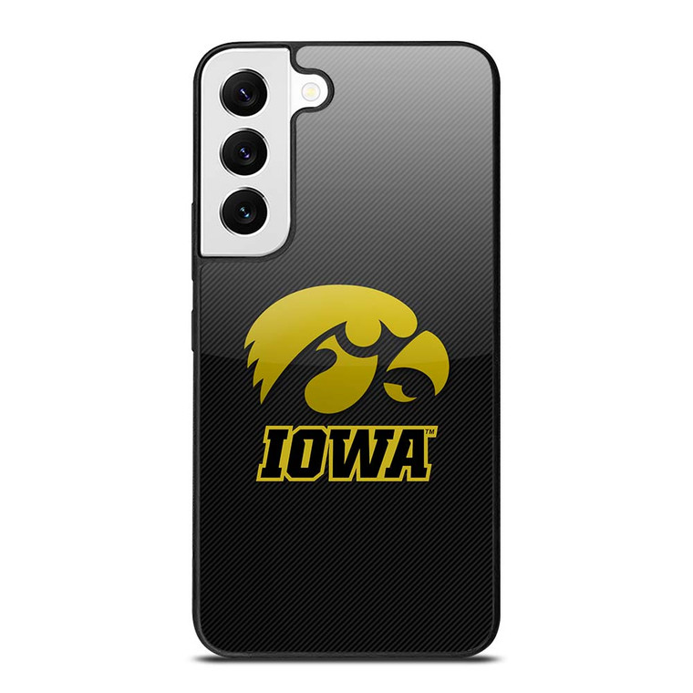 IOWA HAWKEYES CARBON Samsung Galaxy S22 Case Cover