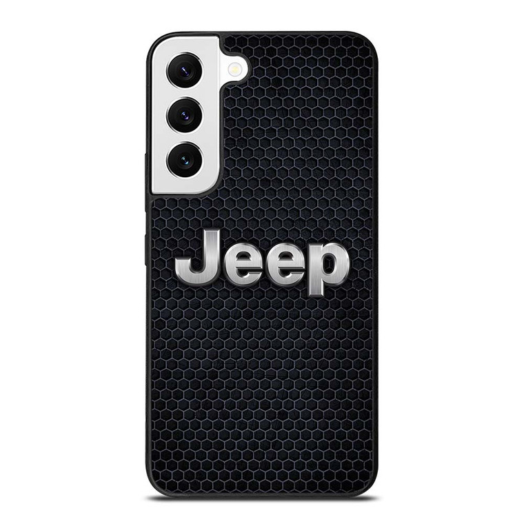 JEEP BLACK METAL LOGO Samsung Galaxy S22 Case Cover