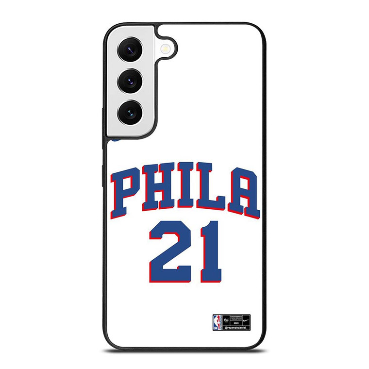 JOEL EMBIID PHILADELPHIA SIXERS KIT Samsung Galaxy S22 Case Cover