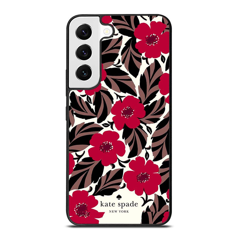 KATE SPADE FLOWER RED Samsung Galaxy S22 Case Cover