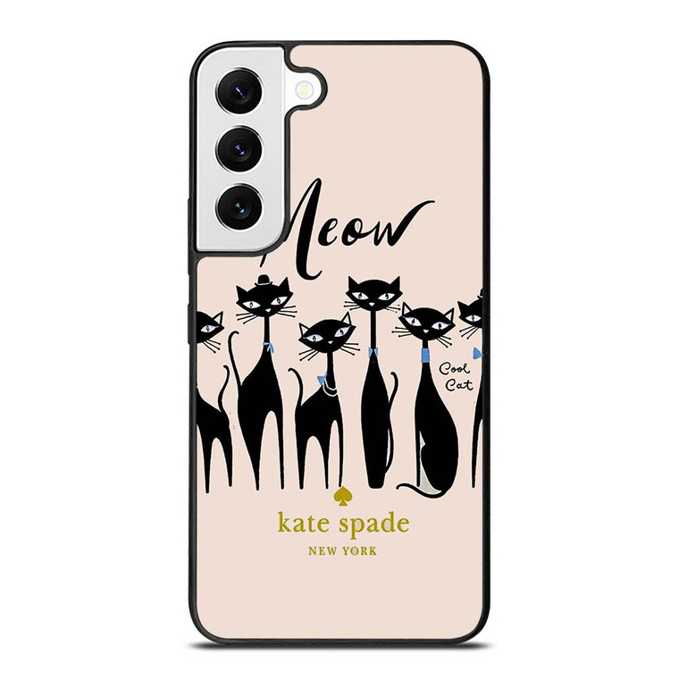 KATE SPADE MEOW CAT Samsung Galaxy S22 Case Cover