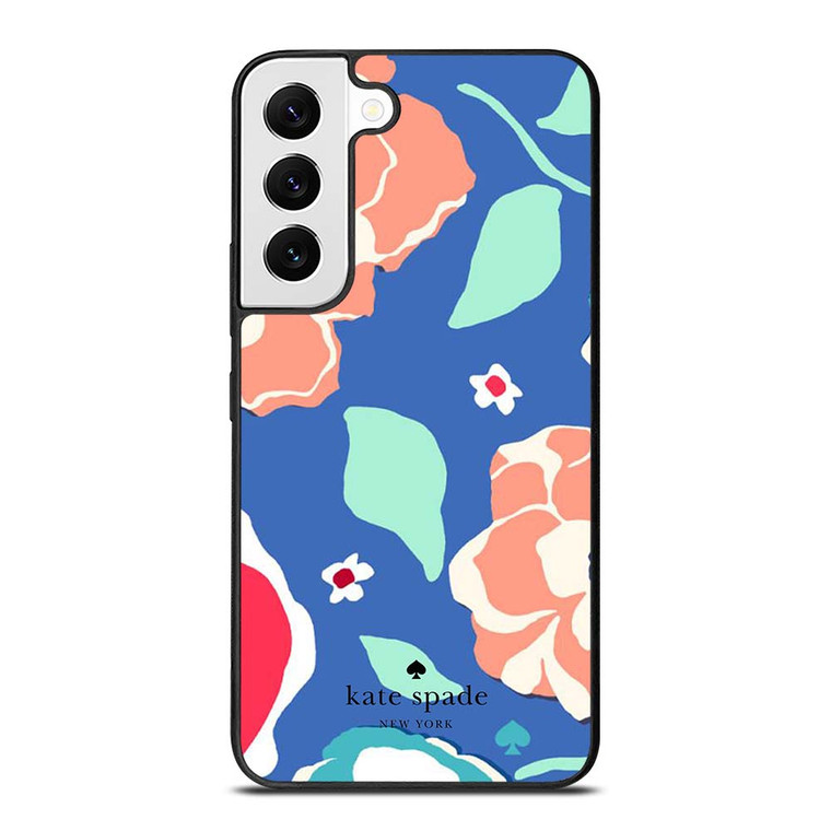 KATE SPADE NEW YORK BLUE FLORAL Samsung Galaxy S22 Case Cover