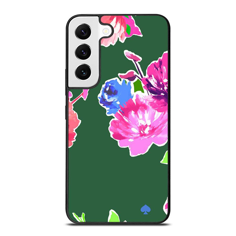 KATE SPADE NEW YORK GREEN FLORAL Samsung Galaxy S22 Case Cover