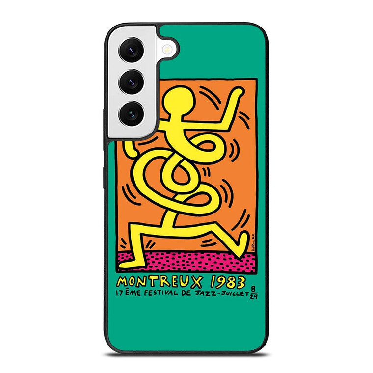 KEITH HARING MONTREUX 1983 Samsung Galaxy S22 Case Cover KEITH HARING MONTREUX 1983 Samsung Galaxy S22 Case Cover