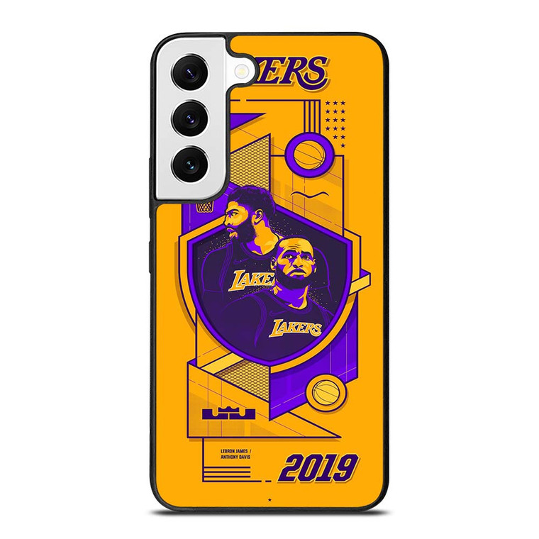 LA LAKERS LEBRON JAMES & ANTHONY DAVIS Samsung Galaxy S22 Case Cover