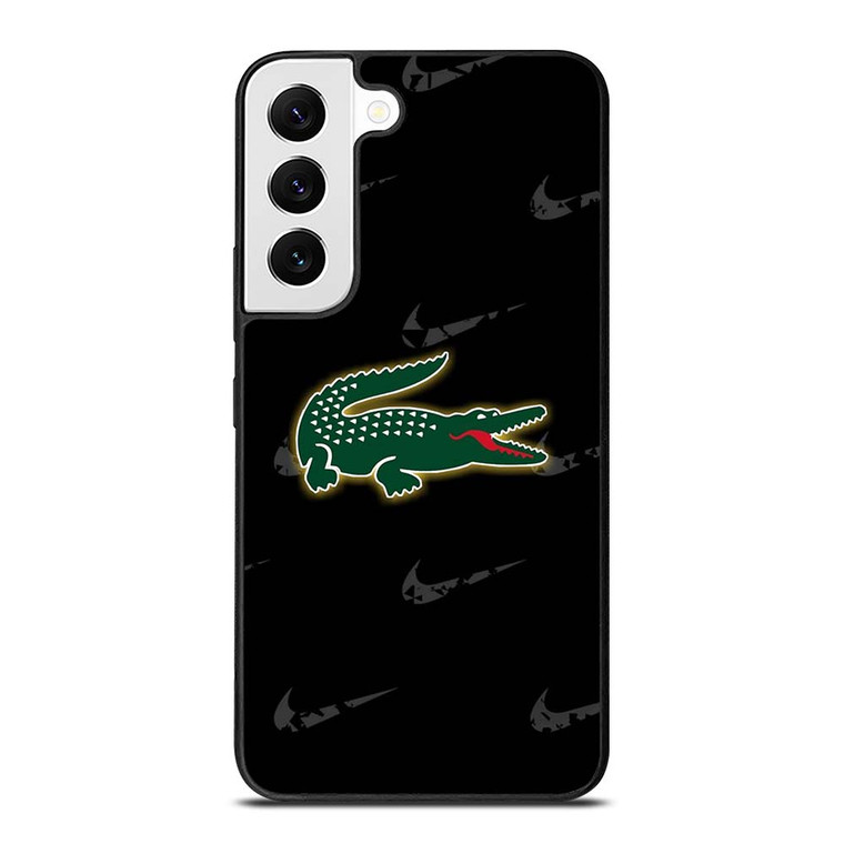 LACOSTE X NIKE PATTERN Samsung Galaxy S22 Case Cover LACOSTE X NIKE PATTERN Samsung Galaxy S22 Case Cover