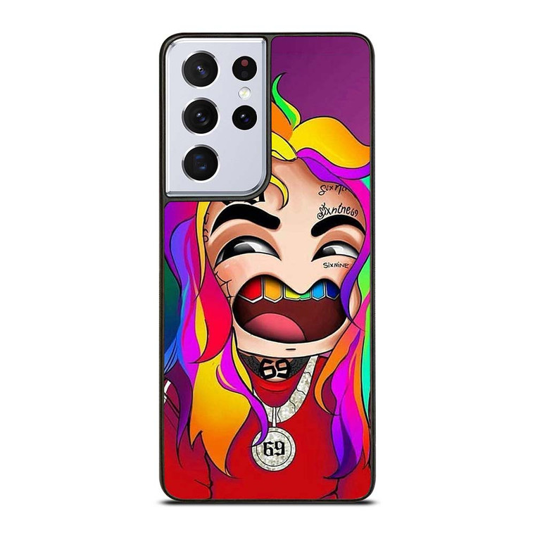 6IX9INE SIX NINE FACE CARTOON Samsung Galaxy S21 Ultra Case Cover
