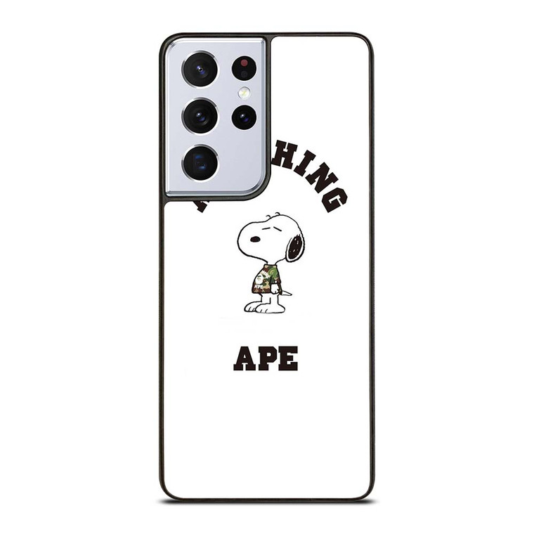 A BATHING APE BAPE SNOOPY Samsung Galaxy S21 Ultra Case Cover