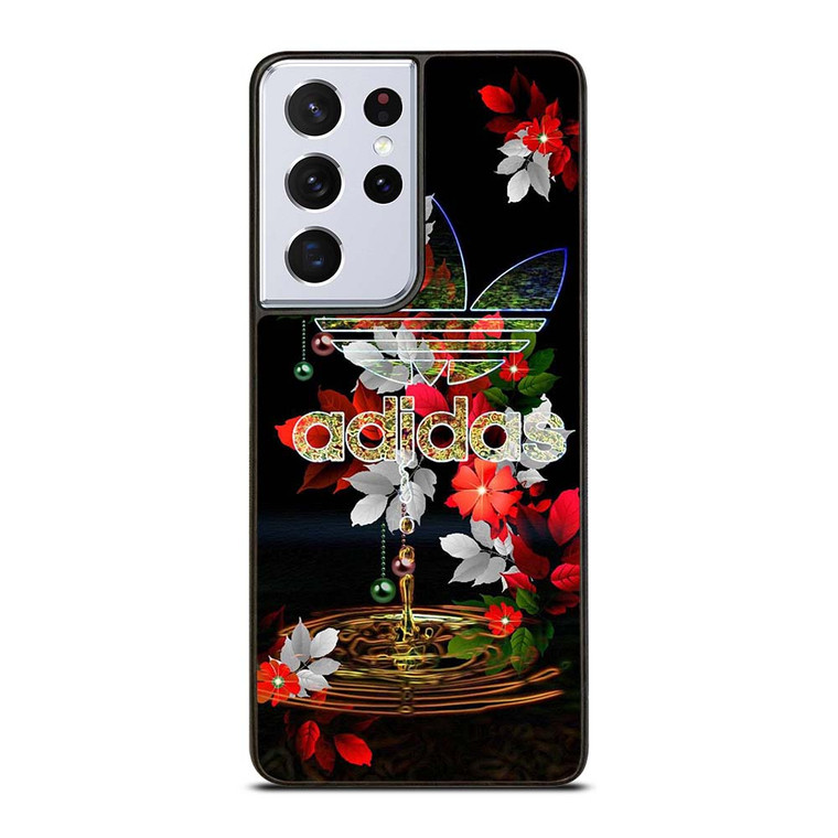 ADIDAS FLOWER PATTERN Samsung Galaxy S21 Ultra Case Cover