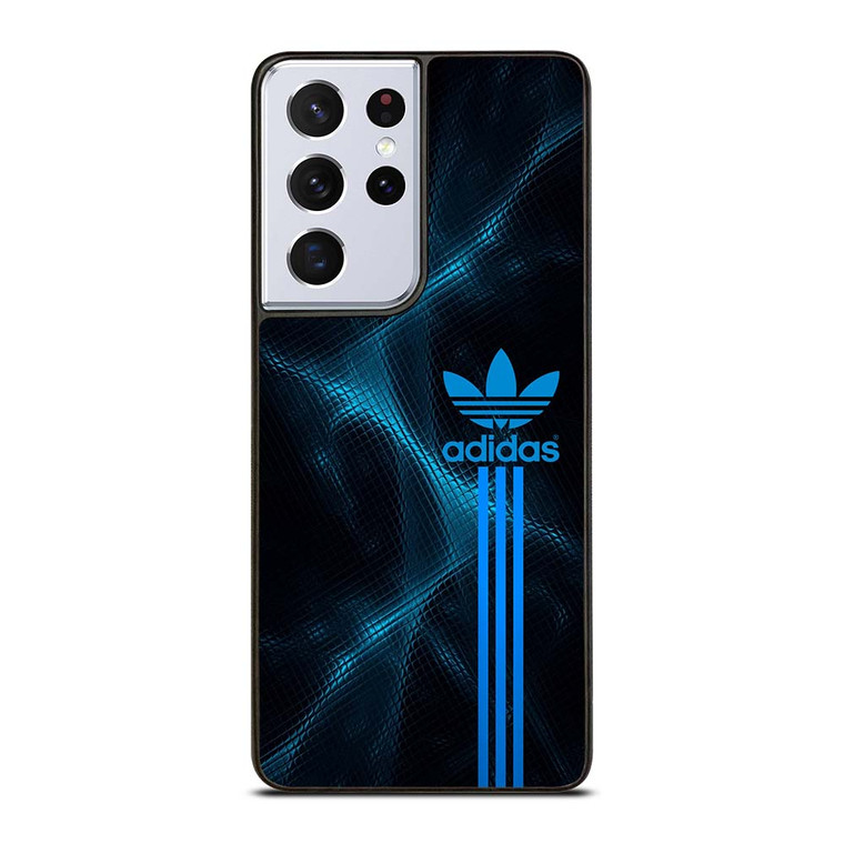 ADIDAS LOGO ABSTRACT BLUE LIGHT Samsung Galaxy S21 Ultra Case Cover