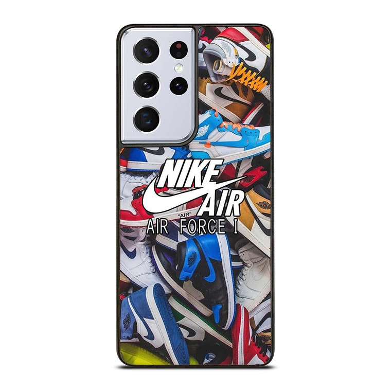AIR JORDAN NIKE SNEAKERS COLLAGE Samsung Galaxy S21 Ultra Case Cover