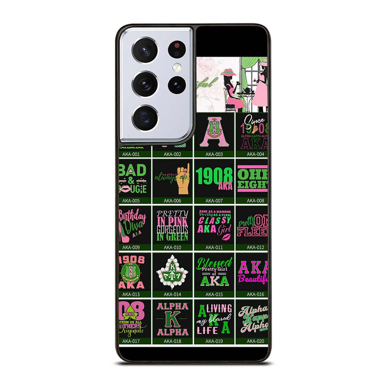 AKA PINK COLLAGE Samsung Galaxy S21 Ultra Case Cover