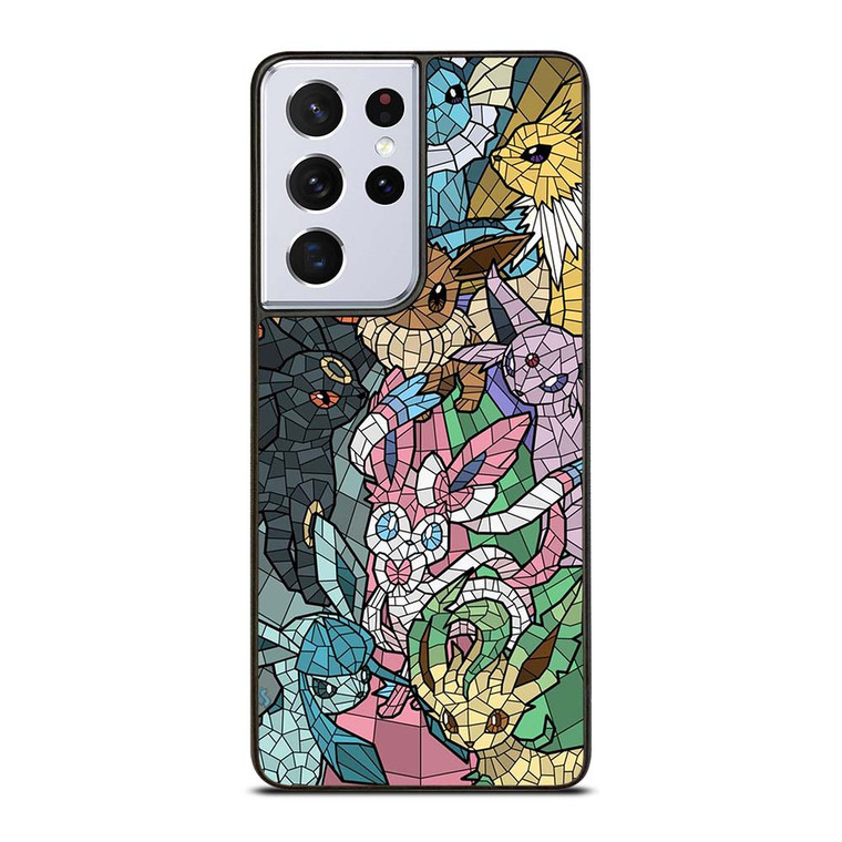ALL POKEMON EEVEE MOZAIC Samsung Galaxy S21 Ultra Case Cover ALL POKEMON EEVEE MOZAIC Samsung Galaxy S21 Ultra Case Cover