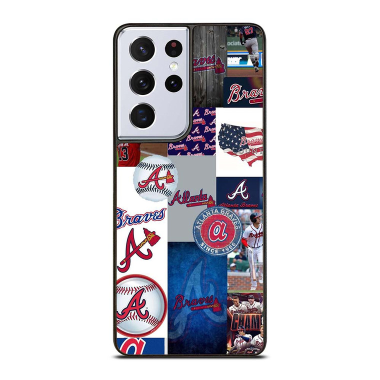 ATLANTA BRAVES COLLAGE WALL Samsung Galaxy S21 Ultra Case Cover ATLANTA BRAVES COLLAGE WALL Samsung Galaxy S21 Ultra Case Cover