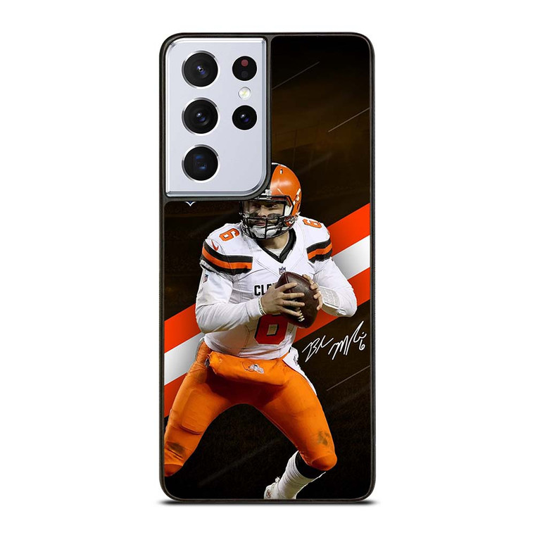 BAKER MAYFIELD CLEVELAND BROWNS NFL Samsung Galaxy S21 Ultra Case Cover BAKER MAYFIELD CLEVELAND BROWNS NFL Samsung Galaxy S21 Ultra Case Cover
