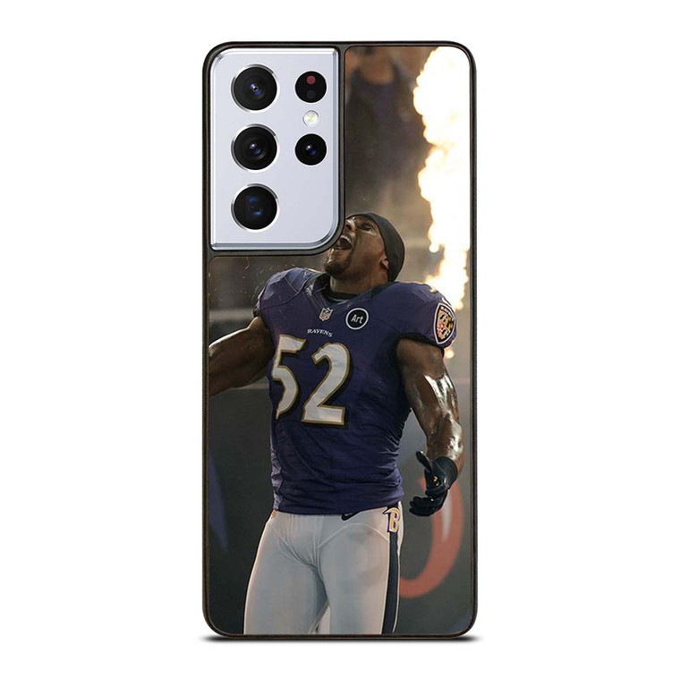 BALTIMORE RAVENS RAY LEWIS NFL Samsung Galaxy S21 Ultra Case Cover