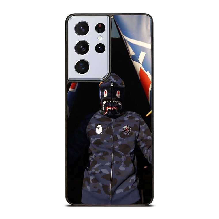 BAPE CAMO SHARK PARIS SAINT GERMAIN Samsung Galaxy S21 Ultra Case Cover