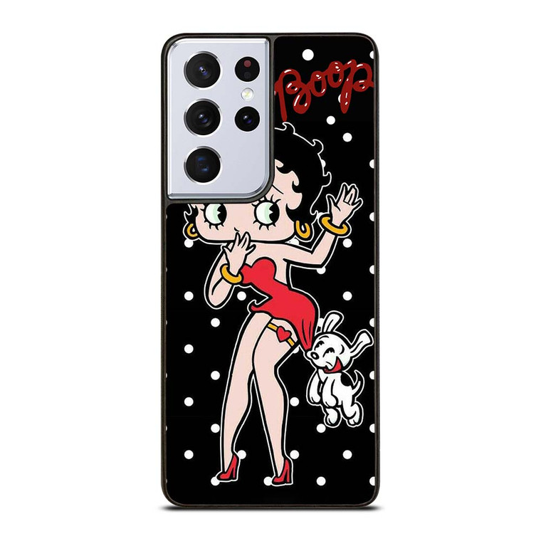 BETTY BOOP POLKA DOT CARTOON  Samsung Galaxy S21 Ultra Case Cover BETTY BOOP POLKA DOT CARTOON  Samsung Galaxy S21 Ultra Case Cover