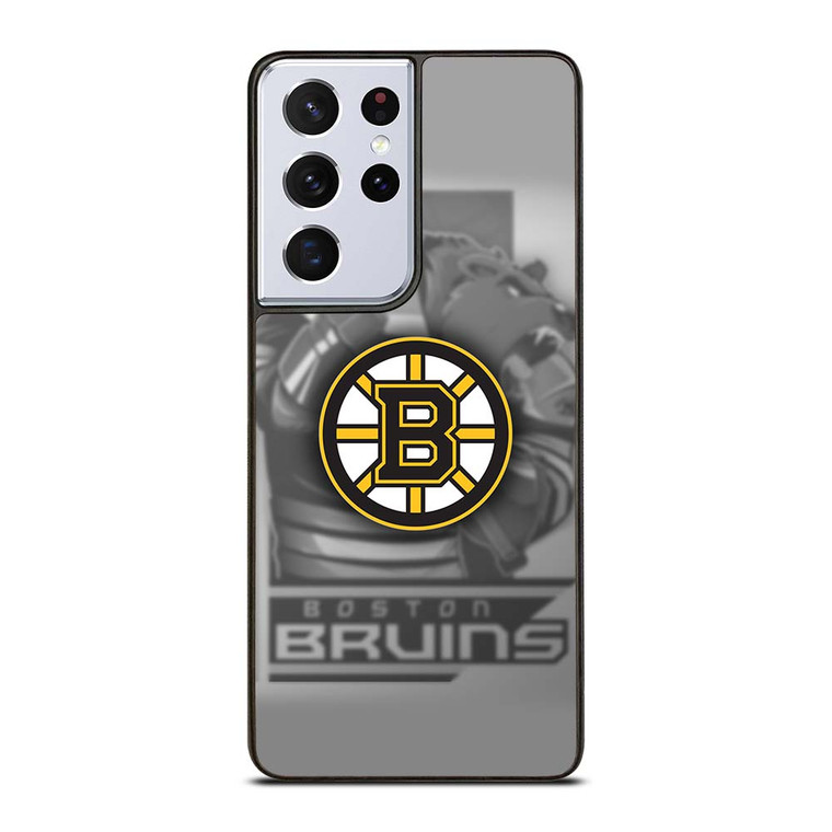 BOSTON BRUINS BEAR MASCOT NHL Samsung Galaxy S21 Ultra Case Cover