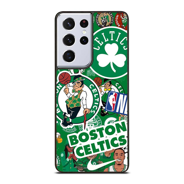 BOSTON CELTICS NBA STICKER BOMB Samsung Galaxy S21 Ultra Case Cover BOSTON CELTICS NBA STICKER BOMB Samsung Galaxy S21 Ultra Case Cover