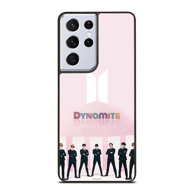 BTS DYNAMITE PINK Samsung Galaxy S21 Ultra Case Cover