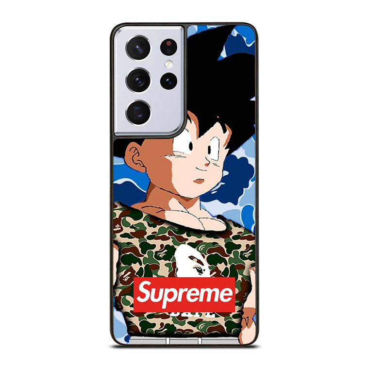 CAMO GOHAN BAPE SUPREME Samsung Galaxy S21 Ultra Case Cover