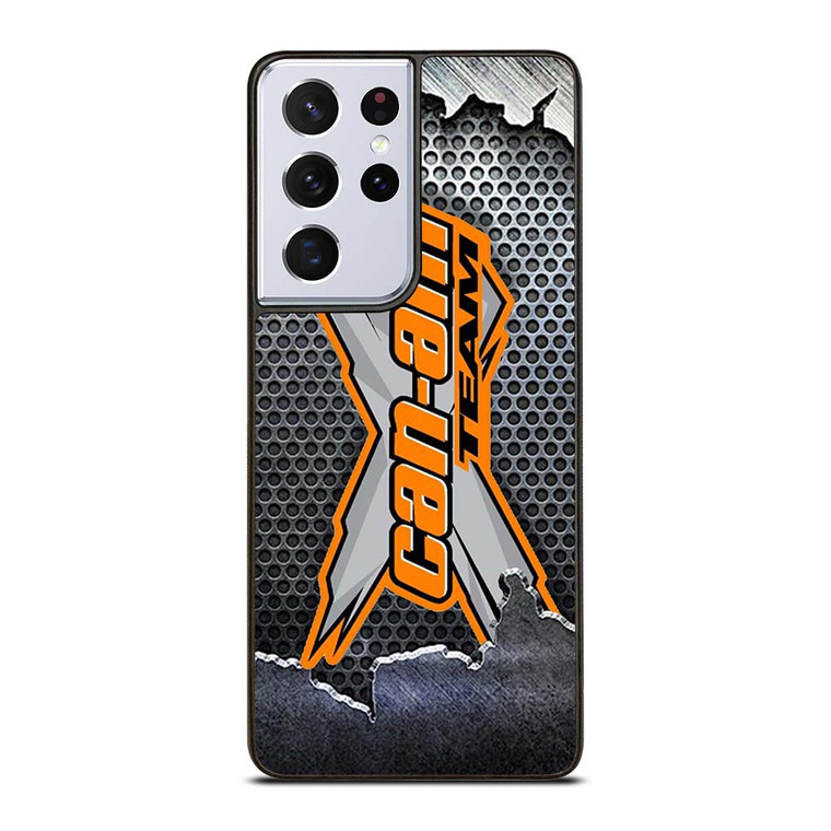 CAN AM X TEAM PLATE LOGO Samsung Galaxy S21 Ultra Case Cover CAN AM X TEAM PLATE LOGO Samsung Galaxy S21 Ultra Case Cover