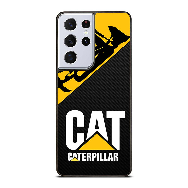 CATERPILLAR CAT BULLDOZER CARBON Samsung Galaxy S21 Ultra Case Cover