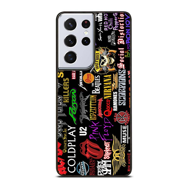 CLASSIC ROCK BAND COLLAGE Samsung Galaxy S21 Ultra Case Cover CLASSIC ROCK BAND COLLAGE Samsung Galaxy S21 Ultra Case Cover