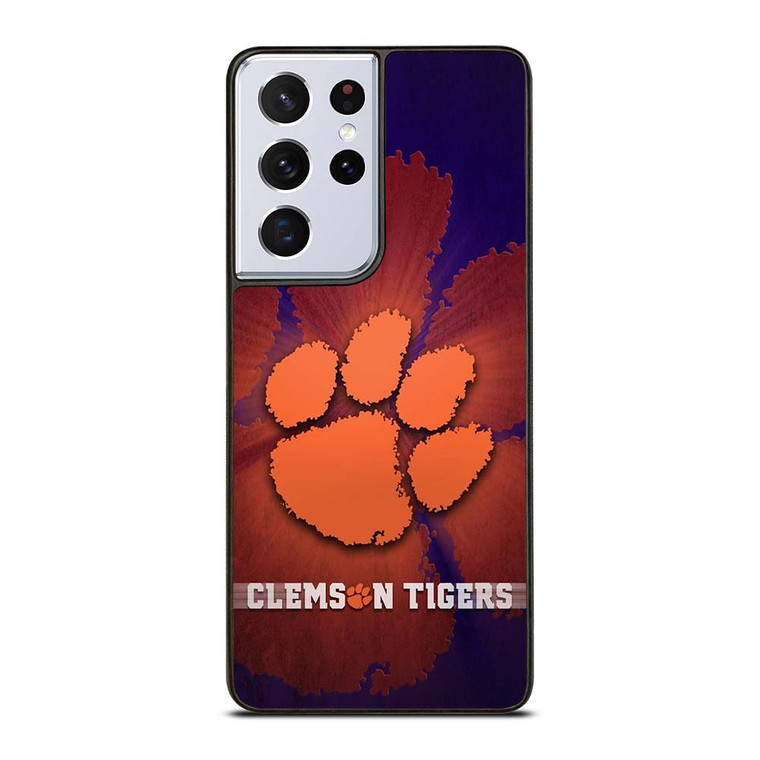 CLEMSON TIGERS SYMBOL Samsung Galaxy S21 Ultra Case Cover